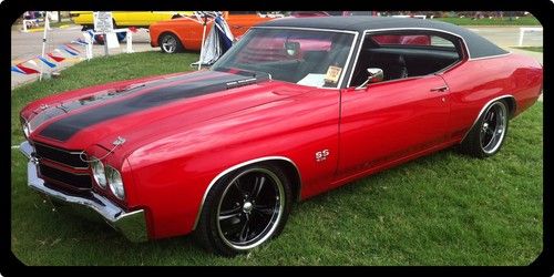 1970 ls5 chevelle ss 454 4 speed pro touring factory code 75 red a must see