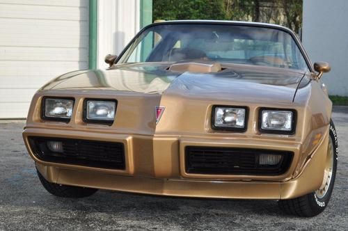 1981 pontiac trans am solar gold mint condition