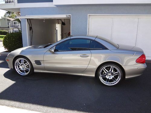 2004 mercedes-benz sl500 convertible beautiful 5.0l car