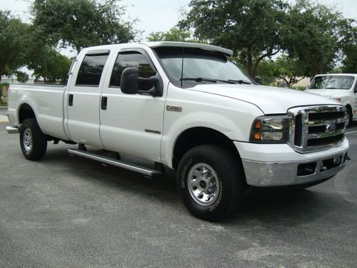 2000 ford f-350 crew cab 7.3l diesel 4x4 pick up very clean fl truck clean  fax