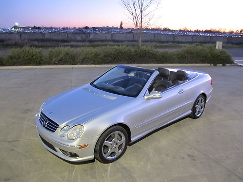 2005 mercedes clk500 clk convertible 500 low reserve