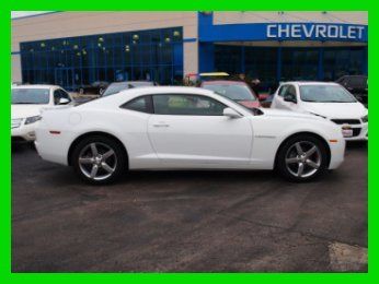 2012 chevrolet camaro low miles reserve 3.6 v6 white chevy financing