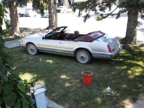 1989 lincoln mark vii convertible, coach builders limited edition. 1 of 12 built