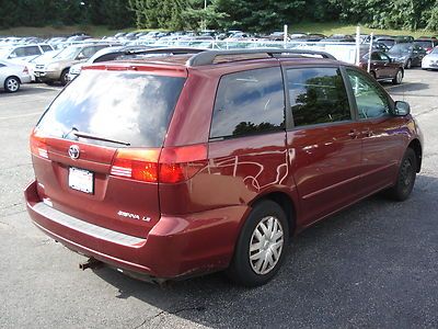 NO RESERVE 2004 TOYOTA SIENNA LE 3.3L V6 7-PASS SONY DVD ONE OWNER RUNS GREAT!, image 5