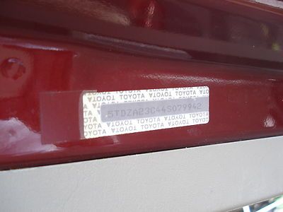 NO RESERVE 2004 TOYOTA SIENNA LE 3.3L V6 7-PASS SONY DVD ONE OWNER RUNS GREAT!, image 42