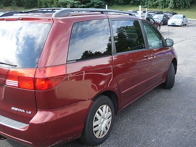 NO RESERVE 2004 TOYOTA SIENNA LE 3.3L V6 7-PASS SONY DVD ONE OWNER RUNS GREAT!, image 79