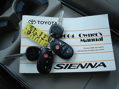 NO RESERVE 2004 TOYOTA SIENNA LE 3.3L V6 7-PASS SONY DVD ONE OWNER RUNS GREAT!, image 99