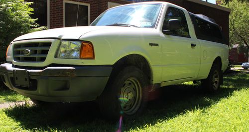 2003 ford ranger xl standard cab pickup truck 2-door 2.3l w/ cap 2dr