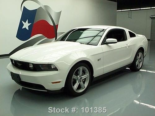2010 ford mustang gt premium 5-spd leather 19's 36k mi texas direct auto