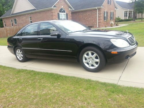 2000 mercedes benz s430 low miles black