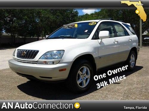 Lexus rx 300 luxury suv with leather &amp; sunroof only 34k miles