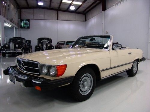 1980 mercedes-benz 450sl original window sticker dealer invoice service records