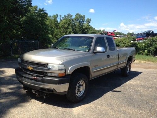 2001 chevrolet silverado 2500hd 4x4 6.0l plow package ready to work no reserve!!