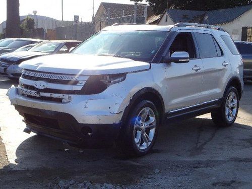 2013 ford explorer limited 4wd damaged salvage only 18k miles priced to sell!
