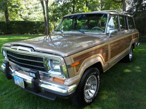 1990 jeep grand wagoneer base sport utility 4-door 5.9l ~low reserve~