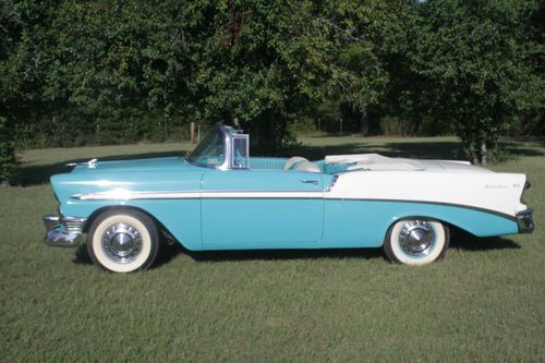 1956 Chevrolet Bel Air 2-Door Convertible, image 2