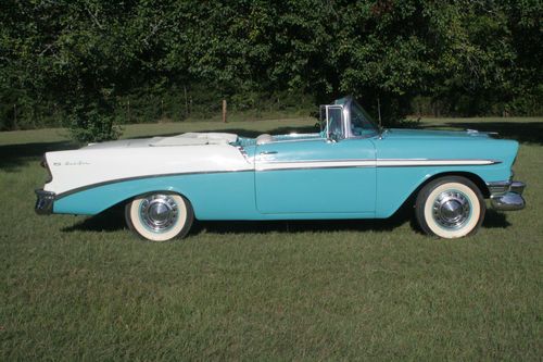 1956 Chevrolet Bel Air 2-Door Convertible, image 3