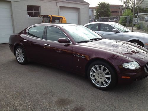 2005 maserati quattroporte base sedan 4-door 4.2l beautiful car!! runs great!!