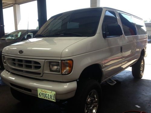 2001 ford e-350 van 4x4 diesel 7.3