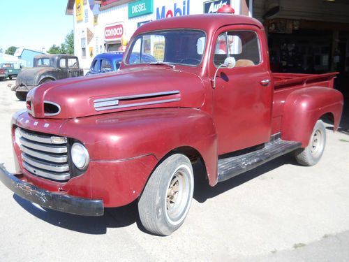 1948 ford f-1 pickup truck mercury flathead short box half ton