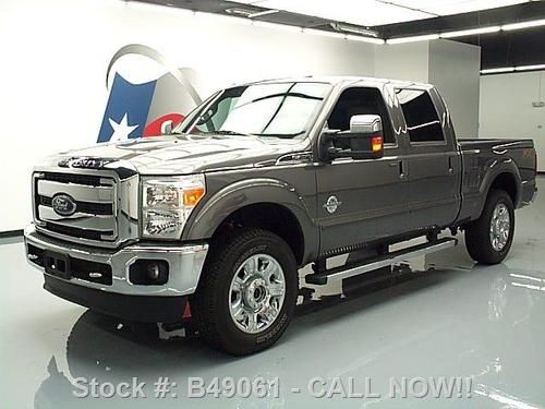 2012 ford f-250 lariat crew fx4 4x4 diesel sunroof nav texas direct auto