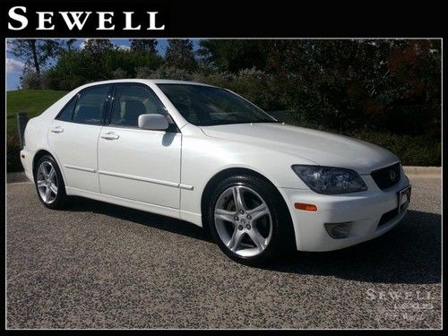 04 white lexus is300 leather sunroof cd premium escaine one owner low miles