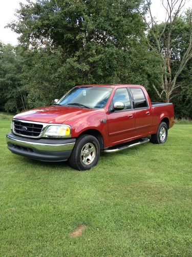 2001 ford f-150 xlt crew cab supercrew pickup truck v8 one owner