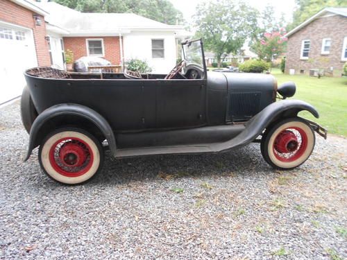 1928 ford model a phaeton original unrestored no. carolina  vehicle clear title
