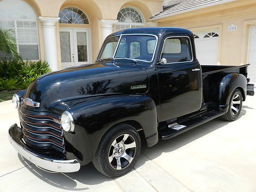 1951 chev pick up truck custom hot rod mustang 2 front end  over 70,000 invested