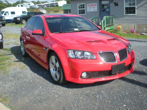 2009 pontiac g8 gt sedan 4-door 6.0l