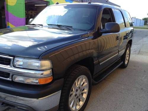 2005 chevrolet tahoe lt sport utility 4-door 5.3l leather, sunroof, bose 4x4 dvd