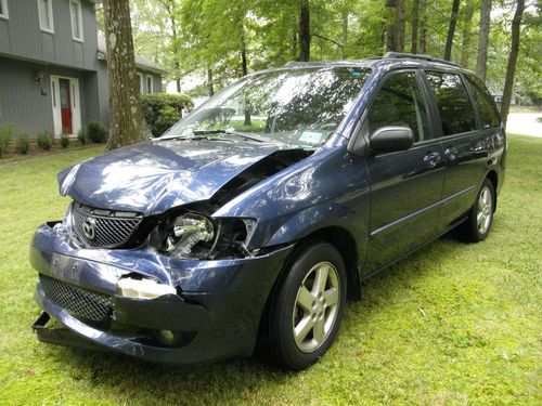 2002 mazda mpv es standard passenger van 4-door 3.0l ! no reserve !