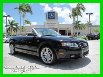 2009 a4 2.0t turbo 2l i4 16v fwd convertible fl car clean carfax