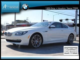 2012 bmw certified pre-owned 6 series 2dr cpe 650i