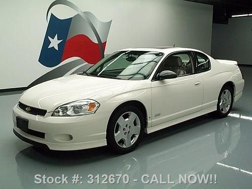 2006 chevy monte carlo ss v8 htd leather sunroof 10k mi texas direct auto