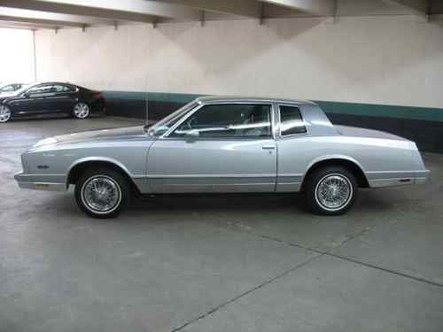 1985 chevrolet monte carlo base coupe 2-door 5.0l *** 3,580 original miles ***