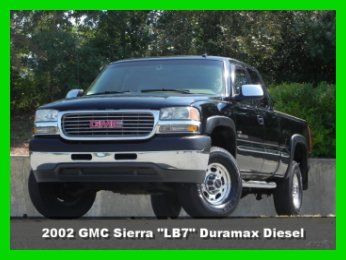 2002 gmc sierra 2500hd slt 4x4 extended cab short bed 6.6l lb7 duramax diesel