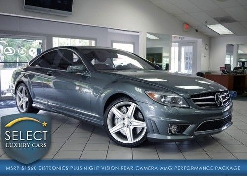 Msrp $156k cl63 distronic pkg p2 pkg night vision heated &amp; wood steering