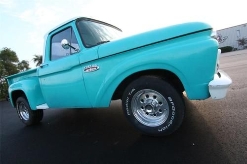 1965 ford f100 styleside / stepside pickup 352 v8 3 speed manual