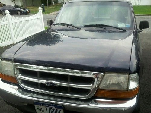2000 ford ranger xlt flex fuel pickup truck with tool box