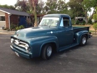 1955 ford f100 pickup truck, 2nd owner, chevy 305 v8!