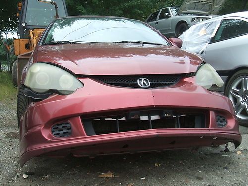 2003 acura rsx type-s coupe 6 speed manual, 2.0l smashed w/clean title