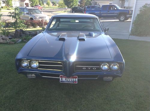 Gto judge ram air iii 1969  blue 4speed