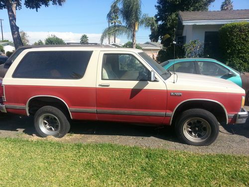 1987 chevy blazer s10