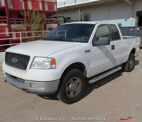 2005 ford f-150 xlt 4x4 pickup truck super cab 5.4l v8 am/fm a/c 4-spd auto
