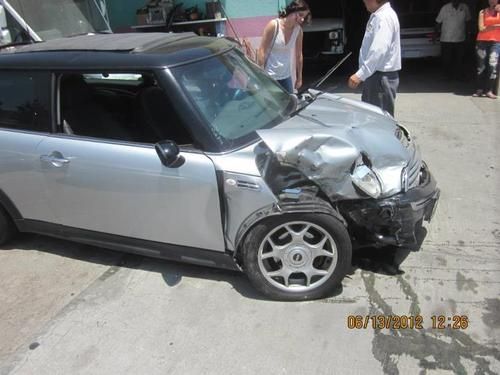 Silver 2002 mini cooper s