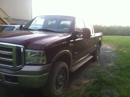 2005 ford f-250 super duty king ranch crew cab pickup 4-door 6.0l