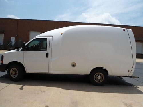 2007 chevrolet express 3500 cutaway van with unicell body 6.0l