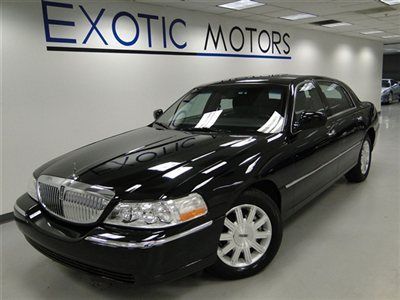 2011 lincoln town car signature limited! blk/blk htd-sts cd 1-owner warranty