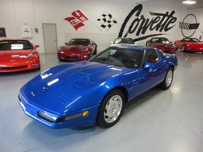 1995 corvette 6 spd. coupe admiral blue metallic clean!